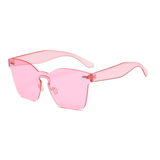 Óculos de sol Kase modelo dia a dia e ângulo lateral na cor rosa, disponível em: ethosloja.com.br