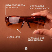 Thumbnail for Protection  - Óculos de Sol para Corrida Ciclismo e Beach Tennis