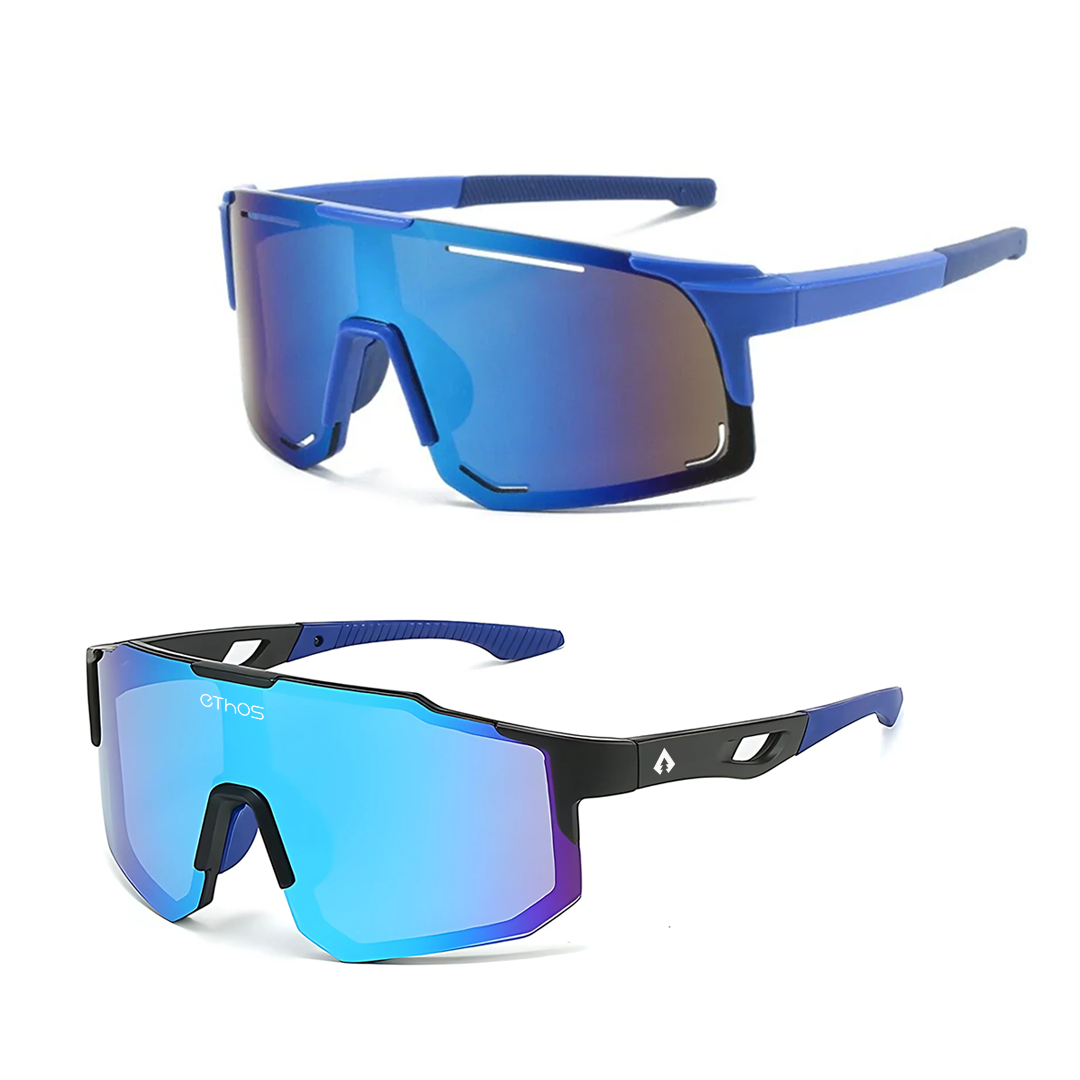 Kit Windproof + Block - Óculos de Sol para Corrida Ciclismo