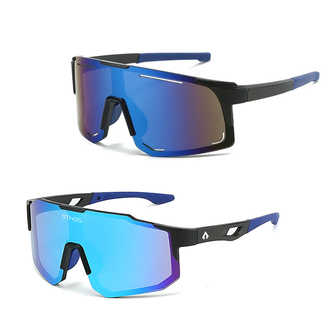 Kit Windproof + Block - Óculos de Sol para Corrida Ciclismo