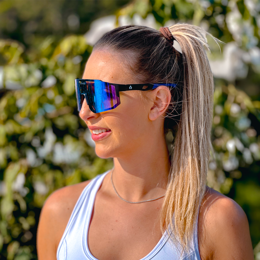 Windproof - Óculos de Sol para Corrida Ciclismo e Beach Tennis