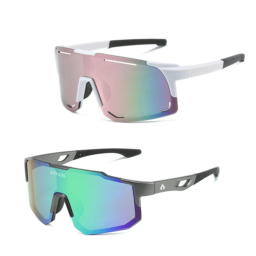 Kit Windproof + Block - Óculos de Sol para Corrida Ciclismo