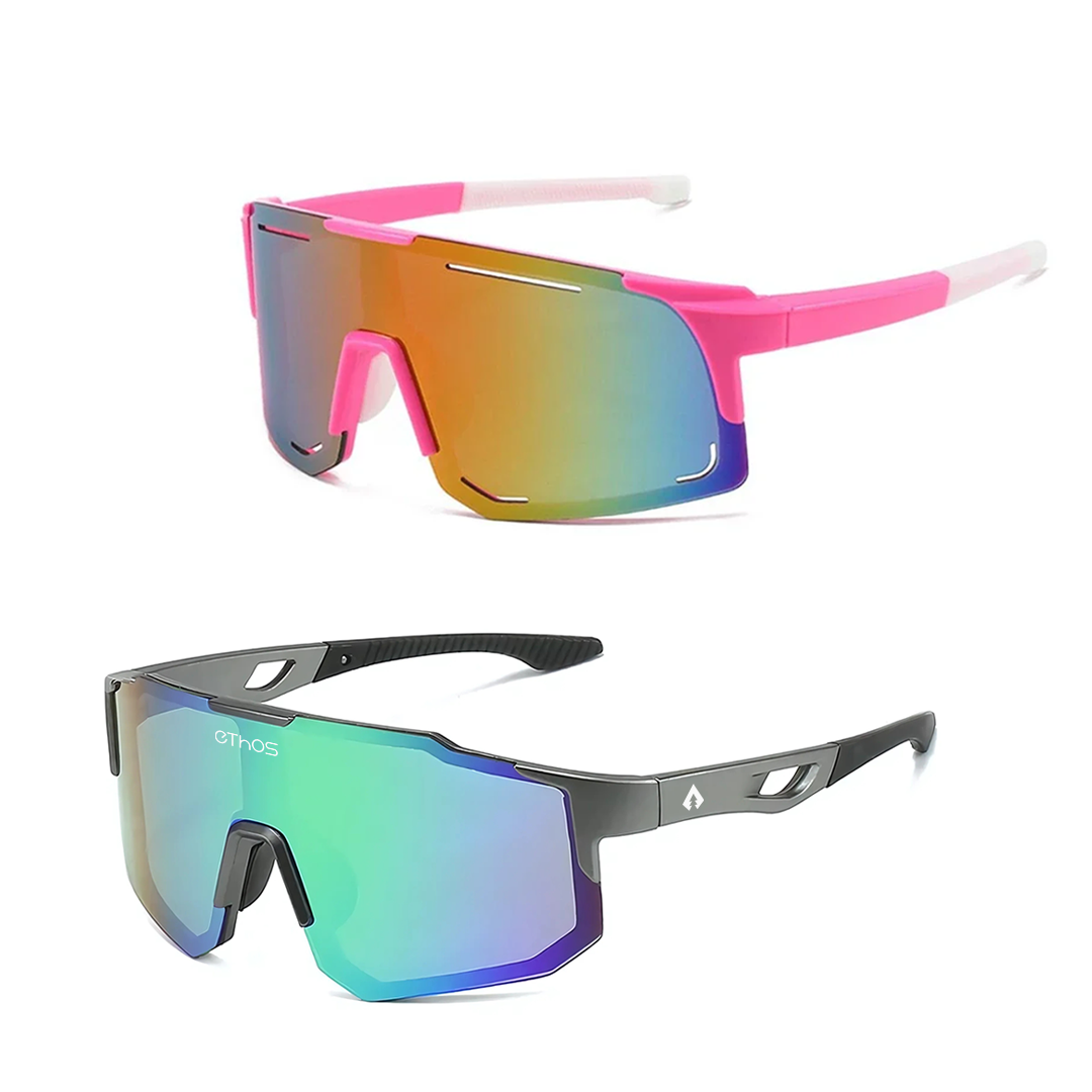 Kit Windproof + Block - Óculos de Sol para Corrida Ciclismo