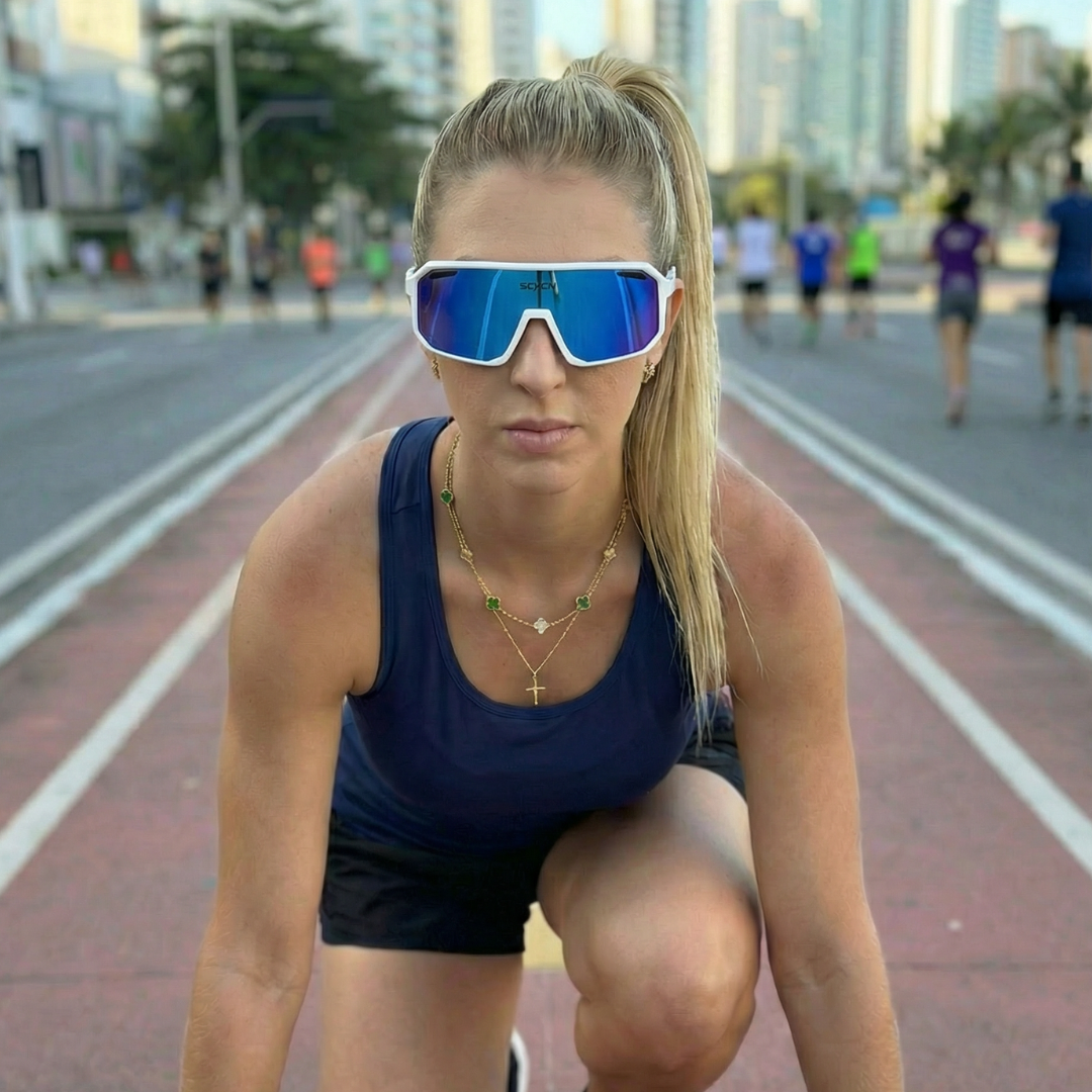 Hiking - Óculos de Sol para Corrida Ciclismo e Beach Tennis