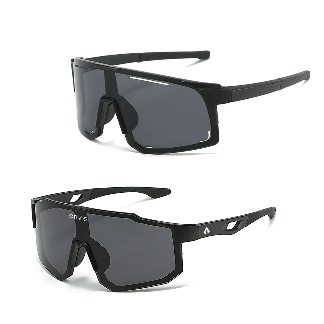 Kit Windproof + Block - Óculos de Sol para Corrida Ciclismo