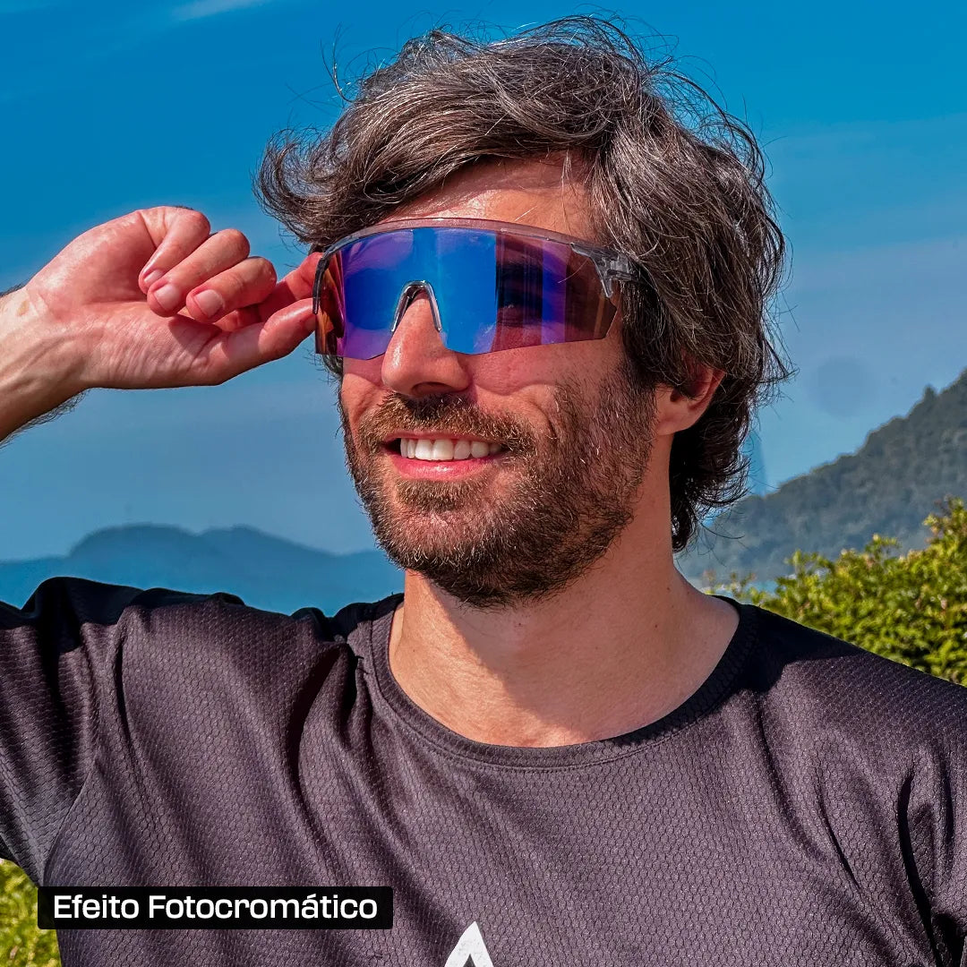 Vision Óculos Fotocromático - Óculos de Sol para Corrida Ciclismo e Beach Tennis