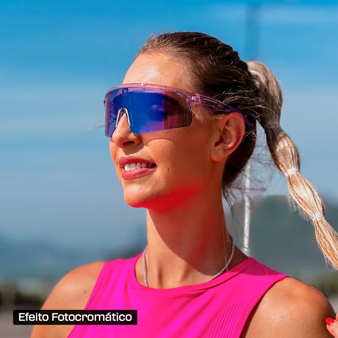 Vision Óculos Fotocromático - Óculos de Sol para Corrida Ciclismo e Beach Tennis