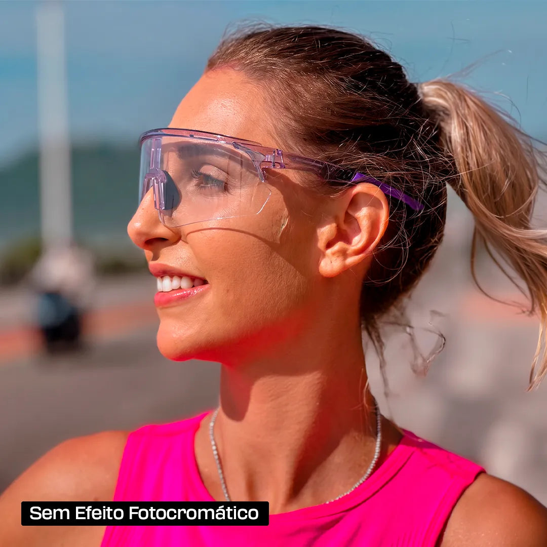 Vision Óculos Fotocromático - Óculos de Sol para Corrida Ciclismo e Beach Tennis