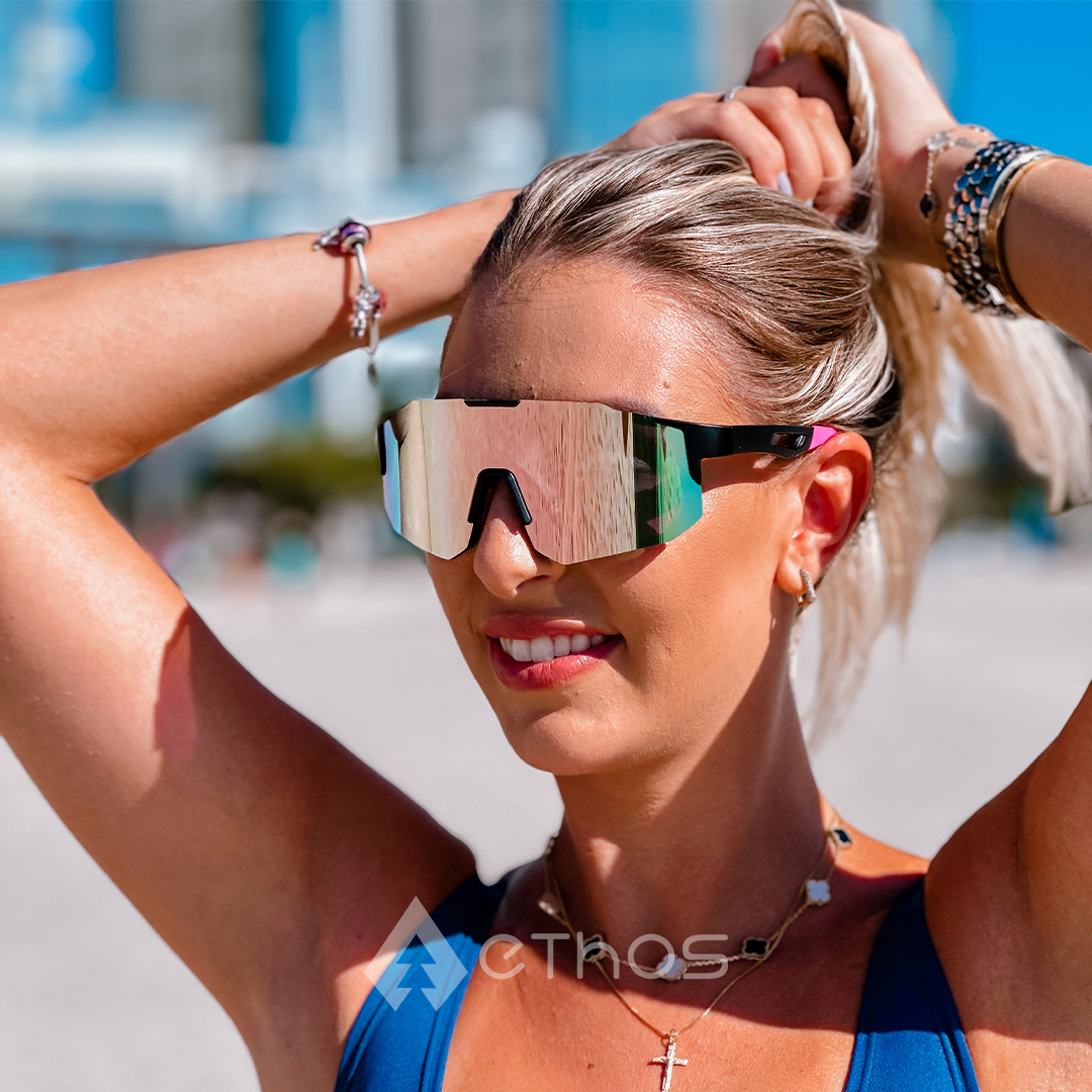 Óculos de Sol Windproof Ethos - Lentes UV400. Óculos de sol para dirigir, corrida, ciclismo e beach tennis - ethosloja.com.br