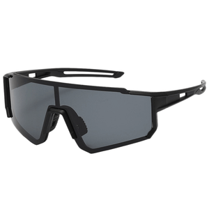 Detalhes do apoio nasal do óculos de sol Air modelo ciclismo em ângulo lateral na cor preto com verde, disponível em: ethosloja.com.br