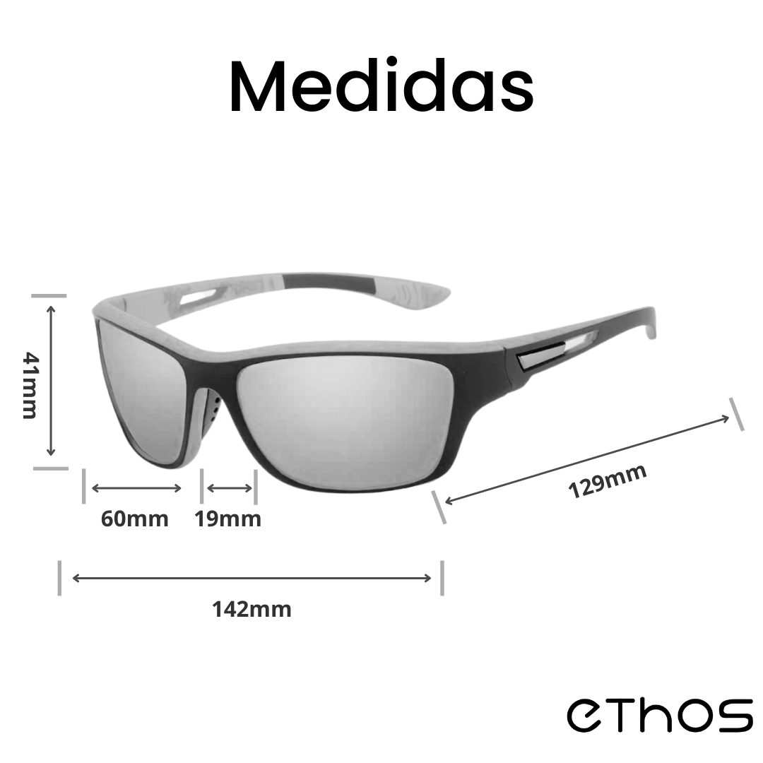 Óculos de Sol Rocket Ethos - Lentes Polarizadas UV400. Óculos de sol para pesca, dirigir, corrida, ciclismo e beach tennis - ethosloja.com.br